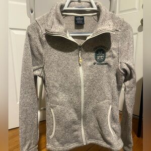 Gray University of Vermont Fleece Jacket